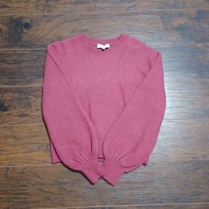 & other stories soft balloon sleeve sweater